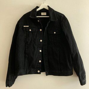 Fear of God Essentials Black Denim Jacket FOG